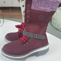 Neue Winterstiefel, weinrot, Gr.41
