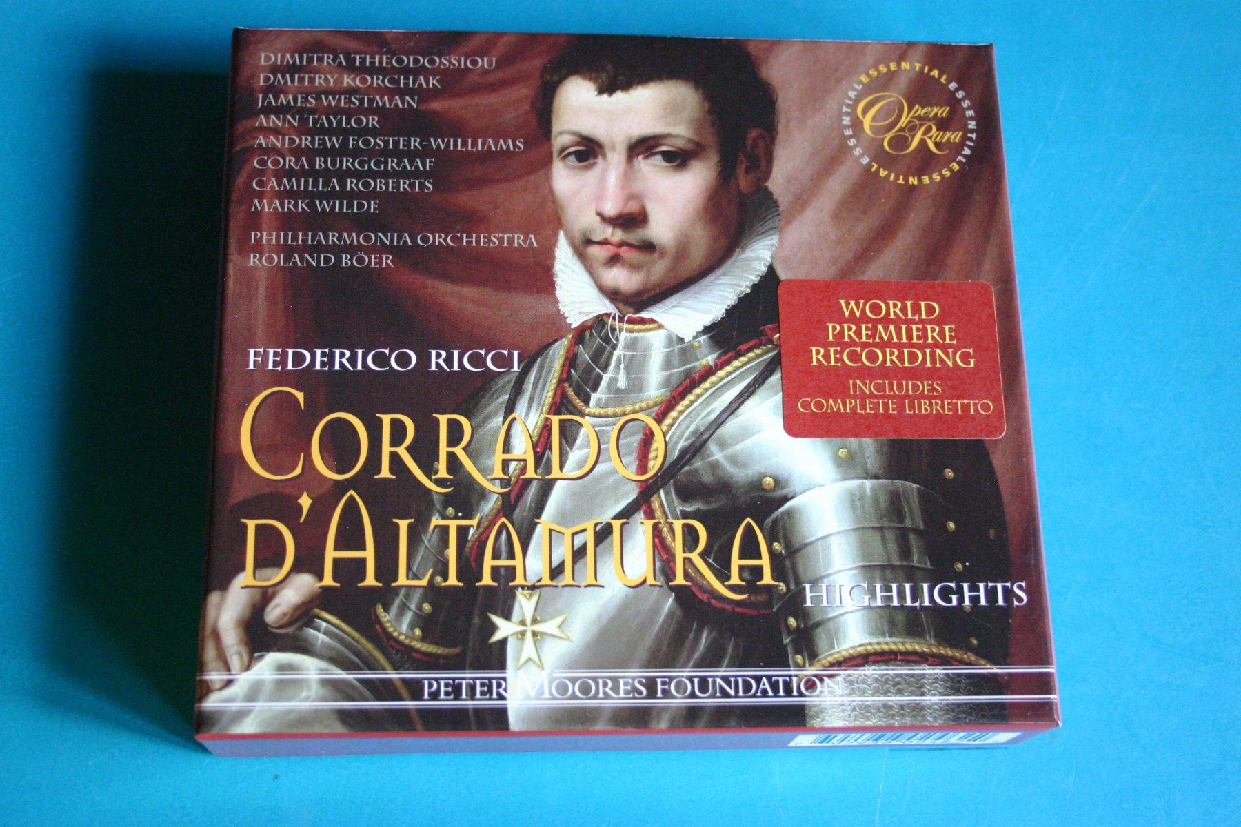 CDs: FEDERICO RICCI CORRADO D`ALTAMURA – D'occasion à Winkel par Gallica