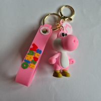 Super Mario Schlüsselanhänger - Yoshi Rosa - MER