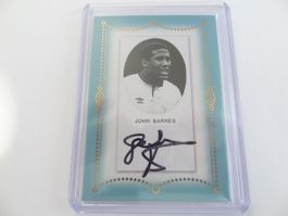 FUTERA John Barnes on card Auto 7/7 Liverpool / ENG