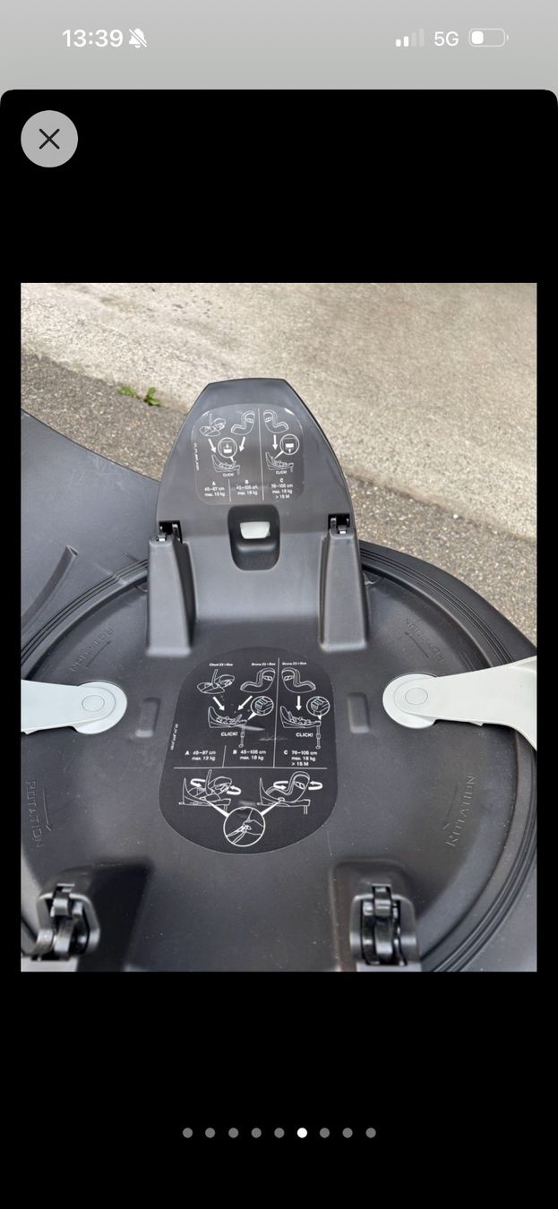 Cybex Seggiolini per auto: Cybex Base Z Kindersitz-Station – Usato da Birmensdorf ZH venduto da vic_mv7m 5