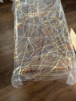 Designer Couch Tisch aus Plexiglas