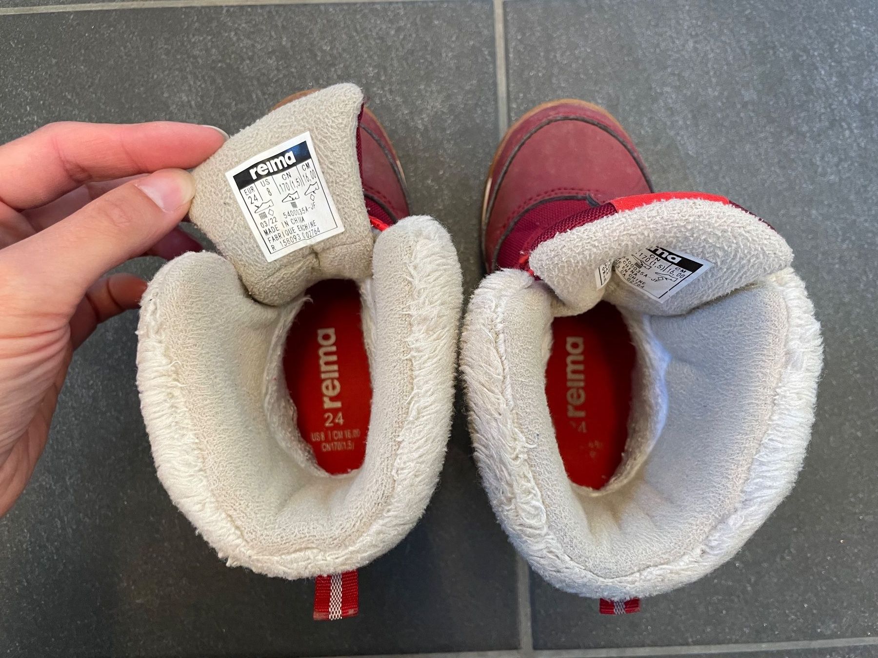 Reima Scarpe per ragazzi: Rote Reima Winter Schuhe Gr24 – Usato da Winkel venduto da jen_5wrx 2