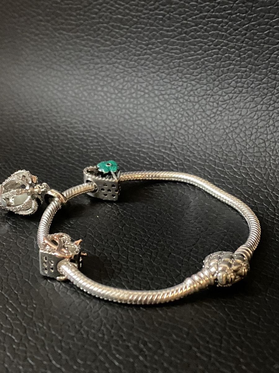 Armbänder & -reifen: Armband mit 3 Charm als Geschenk Silber s925 – Neu und originalverpackt aus Hemmental von Zirconwelt 1
