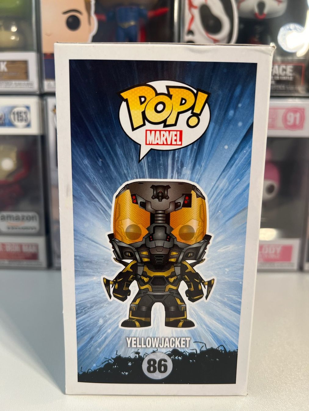 Funko Figuren: Funko POP! Marvel Ant-Man Yellow Jacket Edition Limitée Glow – Neu und originalverpackt aus Le Mouret von perfectbijou 1