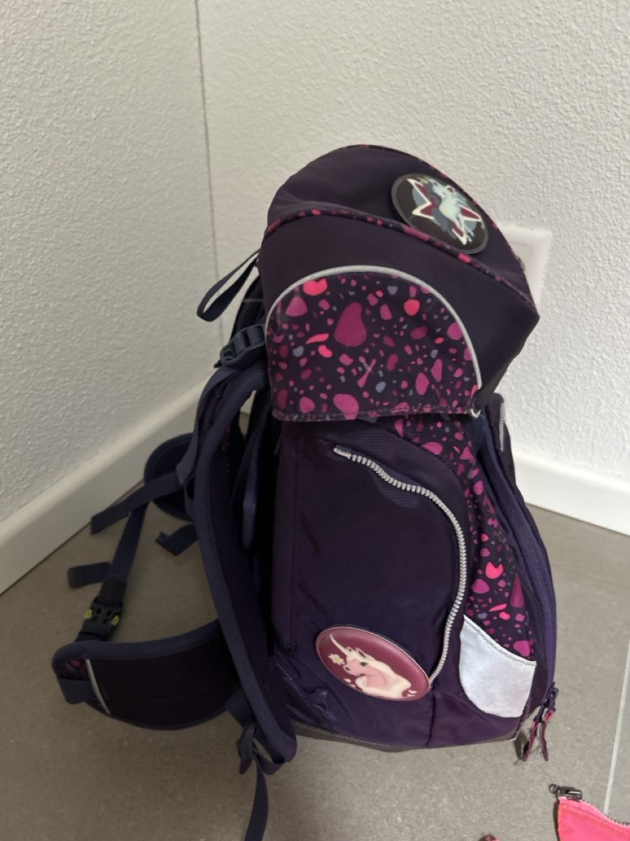Borse & Zaini: Schulranzen Ergobag lila Einhorn gebrauchter Zustand – Usato da Dottikon venduto da cimar 2