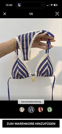 Bikini gehäkelt Neu GR.M