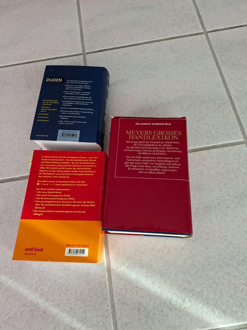 Libri: 3 Bücher – Usato da Schwarzenbach SG venduto da mel_s6jj 2