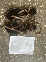 Sandals taupe color leather size 38 gladiator Isabel Marant