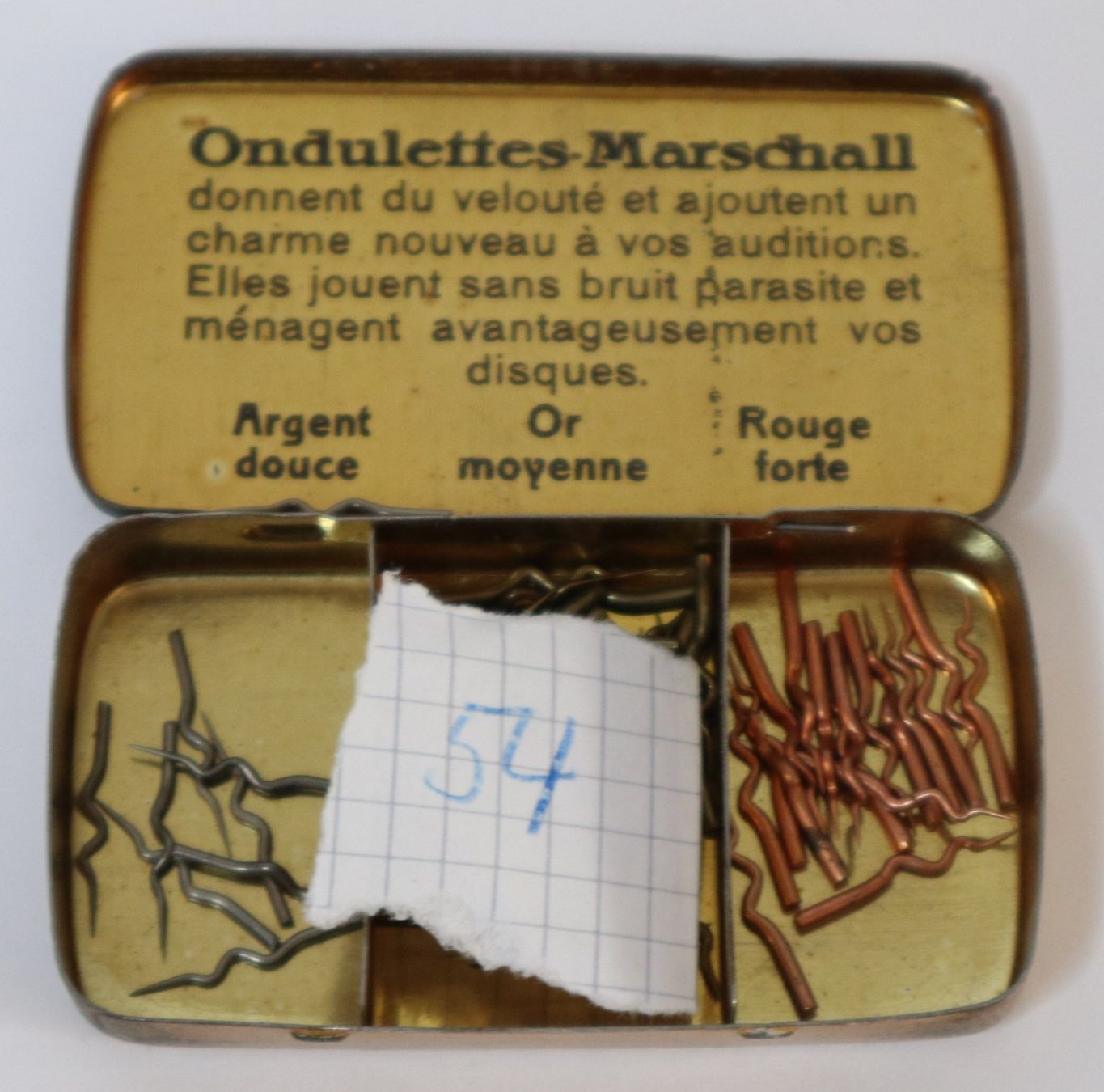 Giradischi: Grammophonnadeln Ondulettes-Marschall Dose Grammophon – Usato da Eschenbach SG venduto da Astalavista 4