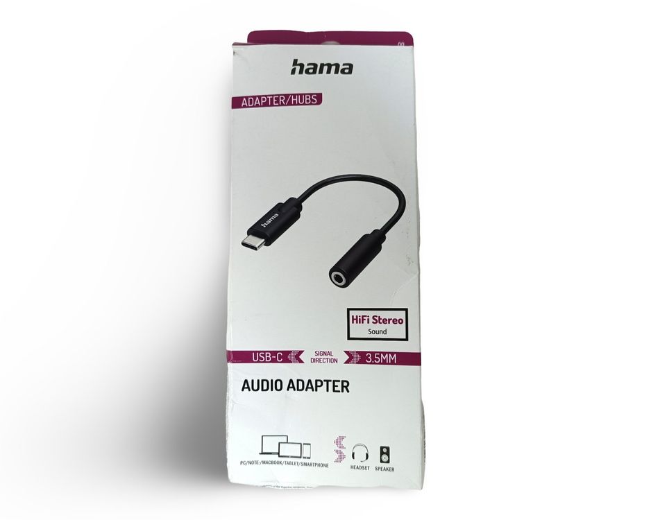HAMA USB-C 3.5 mm Audio Adapter (Neu (gemäss Beschreibung)) in Luzern ...