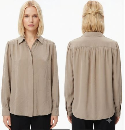 Chemisier Calin  femme 100% Soie  42 oversize