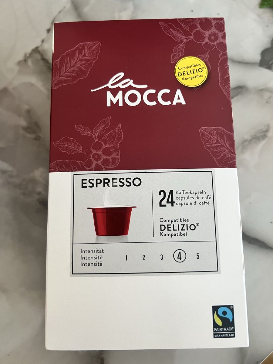 Delizio Aliments & Spécialités: La MOCCA Espresso compatible capsules 2 boxes of 24 – Neuf avec emballage d'origine à Zürich par mik_pbs2