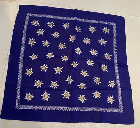 Edelweis Foulard aus Baumwolle 🌸