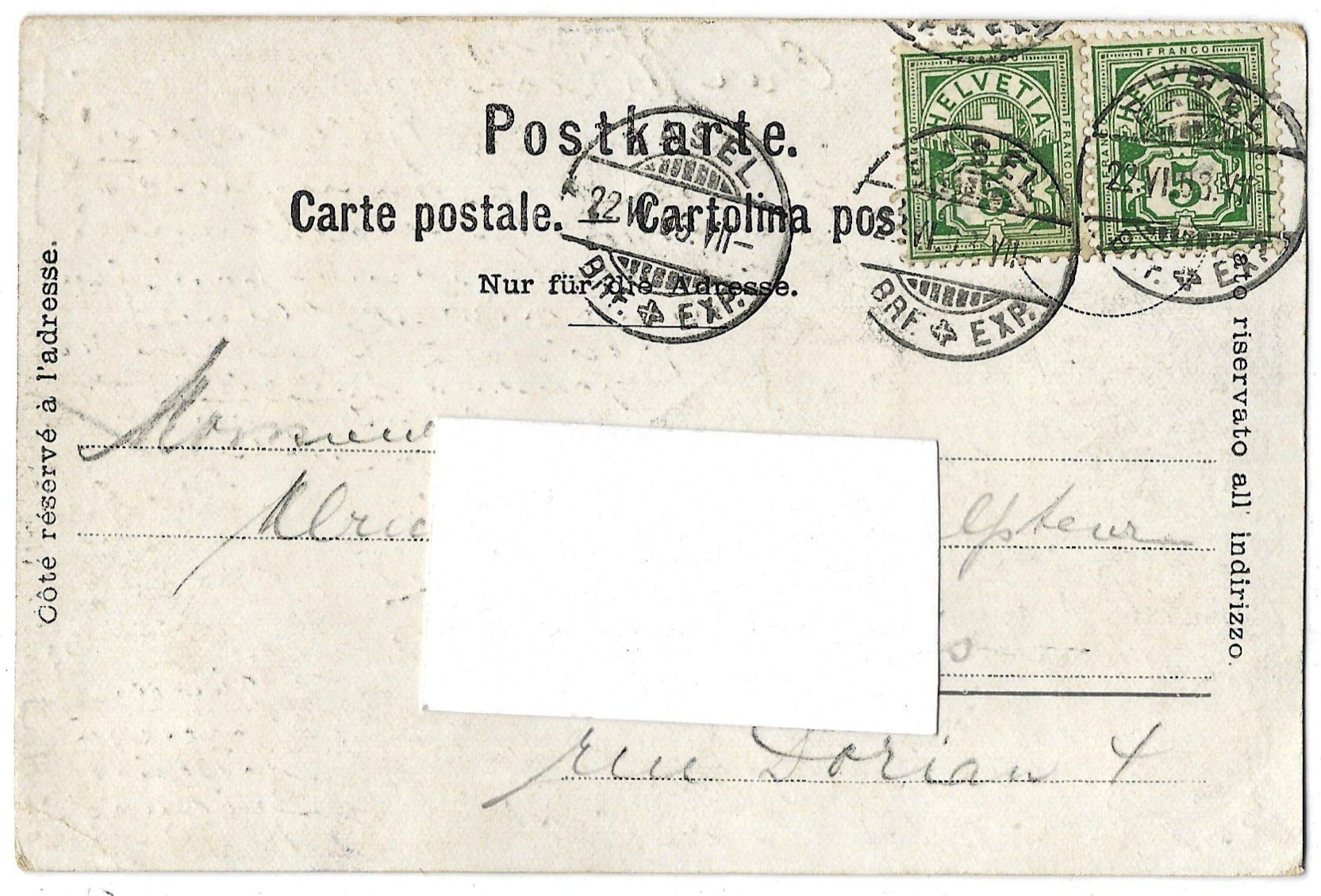 Cartoline postali: Altes   Rheinthor   zu   Basel .  -   Lällenkönig – Usato da Bütschwil venduto da Jackson1A 1