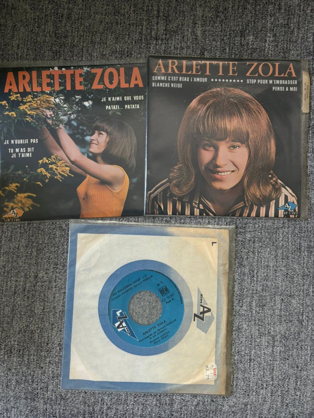 Vinyles: 3xArlette Zola Singles – D'occasion à Zofingen par Bigron