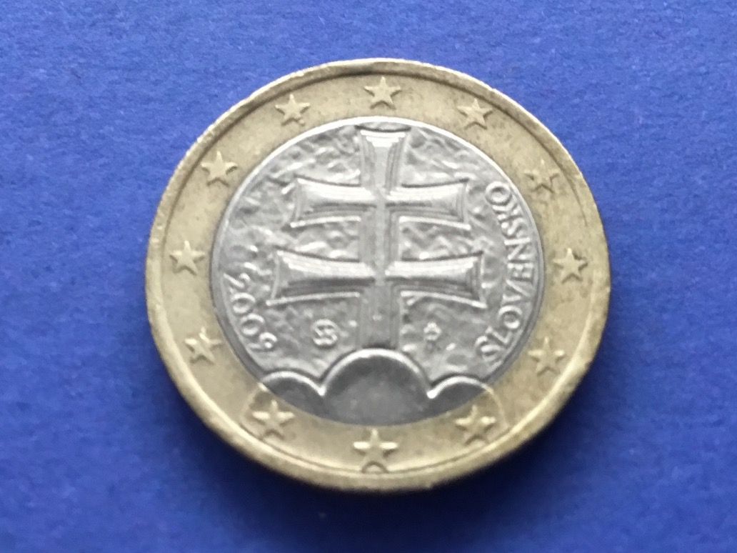 Alle Münzen: 1 Euro Slowakei 2009 – Gebraucht aus St. Margrethen SG von alfapeugeot10