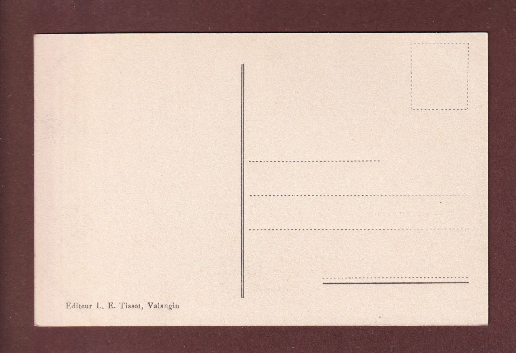 Cartoline postali: VALANGIN - Eglise - Carrosse – Usato da Pully venduto da nicecards 1