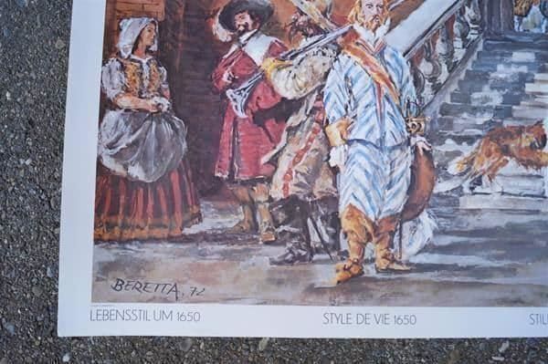 Foto & Immagini: Schulwandbild Nr. 166 LEBENSSTIL um 1650 – Usato da Härkingen venduto da sammelbecken 2
