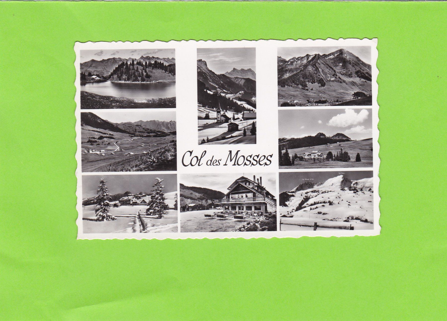 Cartoline postali: Col des Mosses – Usato da St. Peterzell venduto da neckertal
