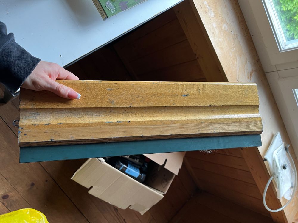 Ergonomischer Siebdruck-Rakel Aus Aluminium – Mit Gummilippe, 4 Größen Wählbar