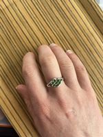 Ring Silber mit Tsavorit