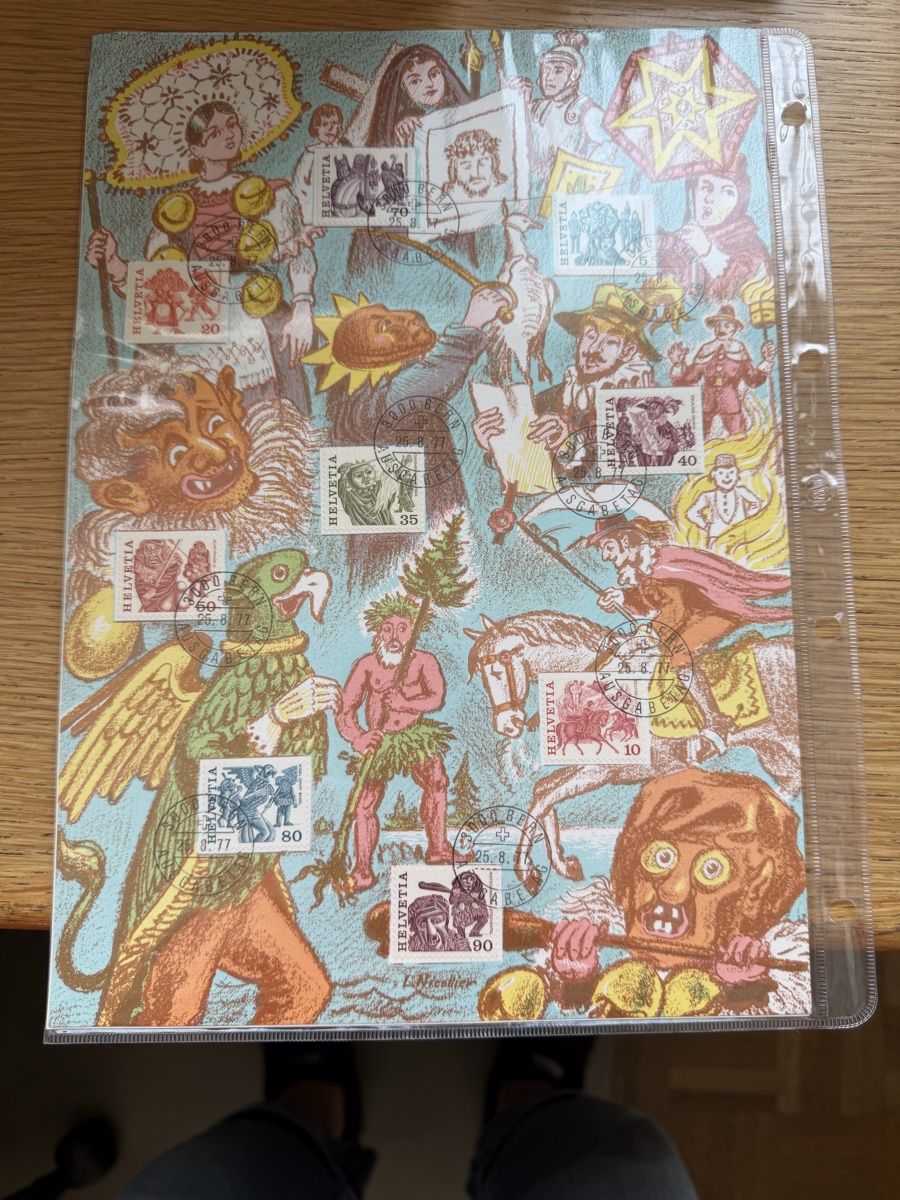 Tutti i francobolli: 2 grosse FDC 1973 bis 1978 Schweiz – Usato da Murgenthal venduto da Tina_4055 1