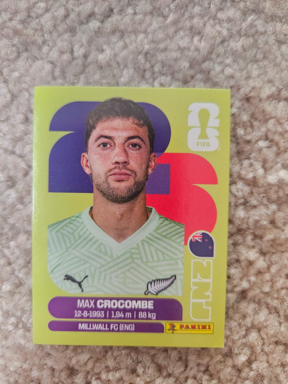 Panini Cartes à collectionner: Carte Panini WM 2026 NZL 2 – D'occasion à Henniez par Tjiminy