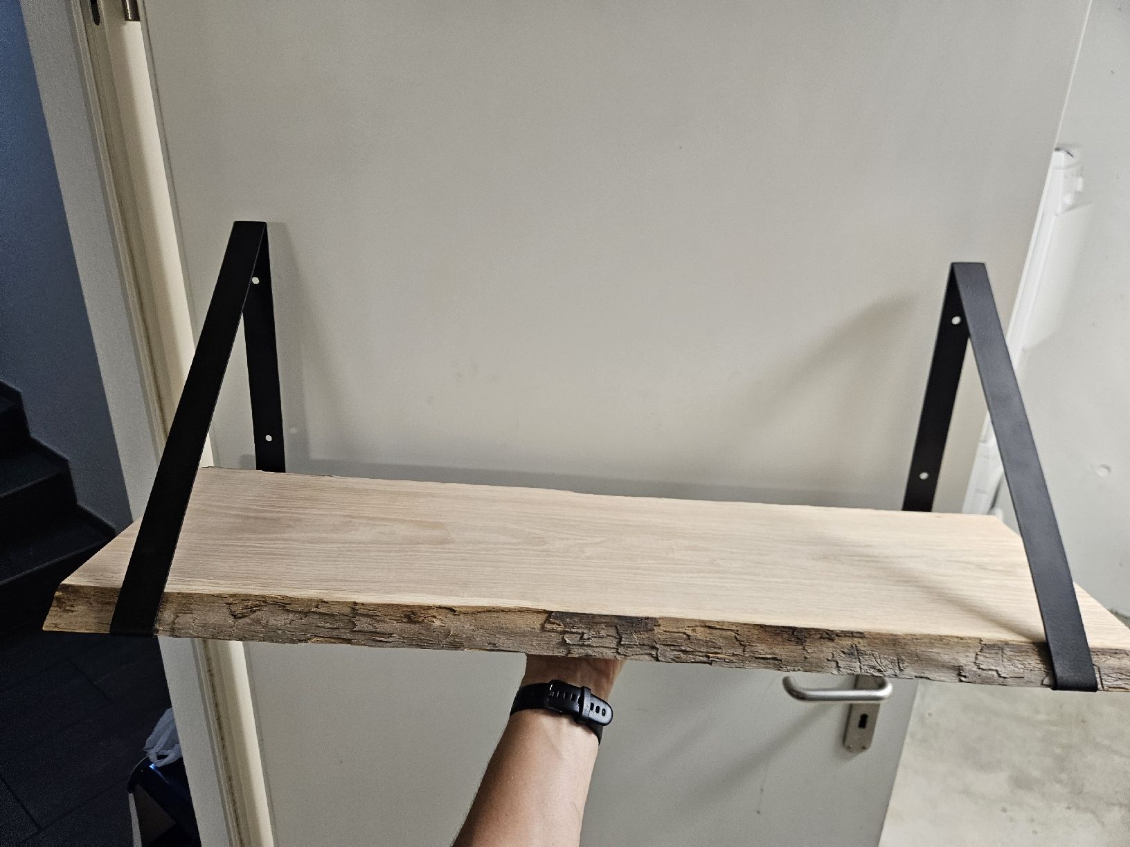 Scaffali: 2x Wandregal Massivholz selfmade – Usato da Diessbach b. Büren venduto da holu2557 2