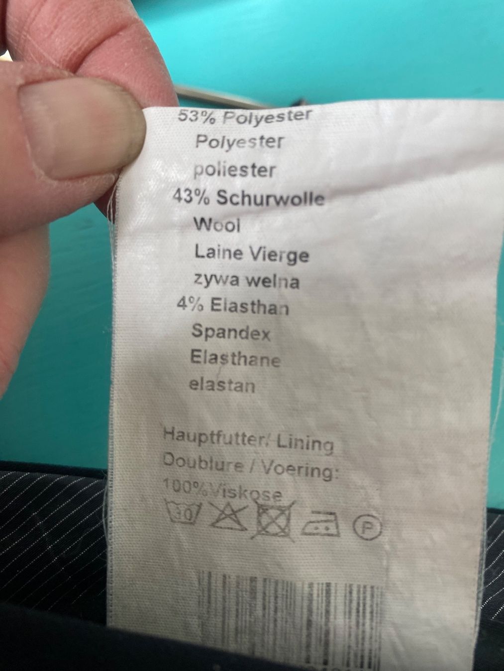Pantaloni: Herrenhose 27 blau – Usato da Ebikon venduto da edithundkari 2