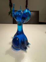 Blaue Dogge/Hund aus Glas Eneryda Schweden