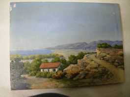 Italienische Schule um 1900-Meerlandschaft