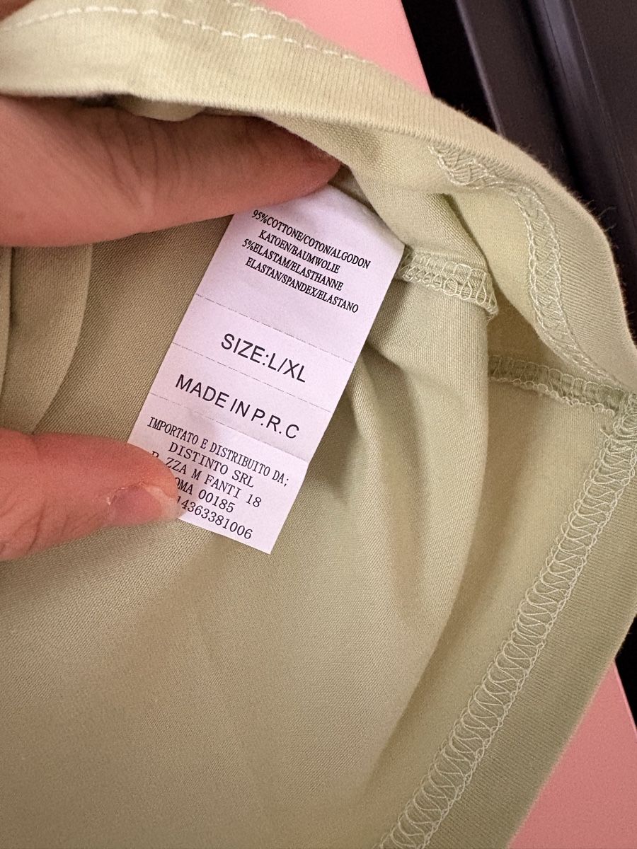 T-shirt: Maglietta verde chiaro cotone – Usato da S. Antonino venduto da FedeKikka88 2