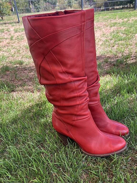 Scarpe da donna: Clarks Roter Stiefel Gr.38 – Usato da Lyss venduto da stubenwagen 2