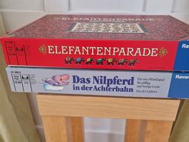 Elefantenparade / Nilpferd auf der Achterbahn