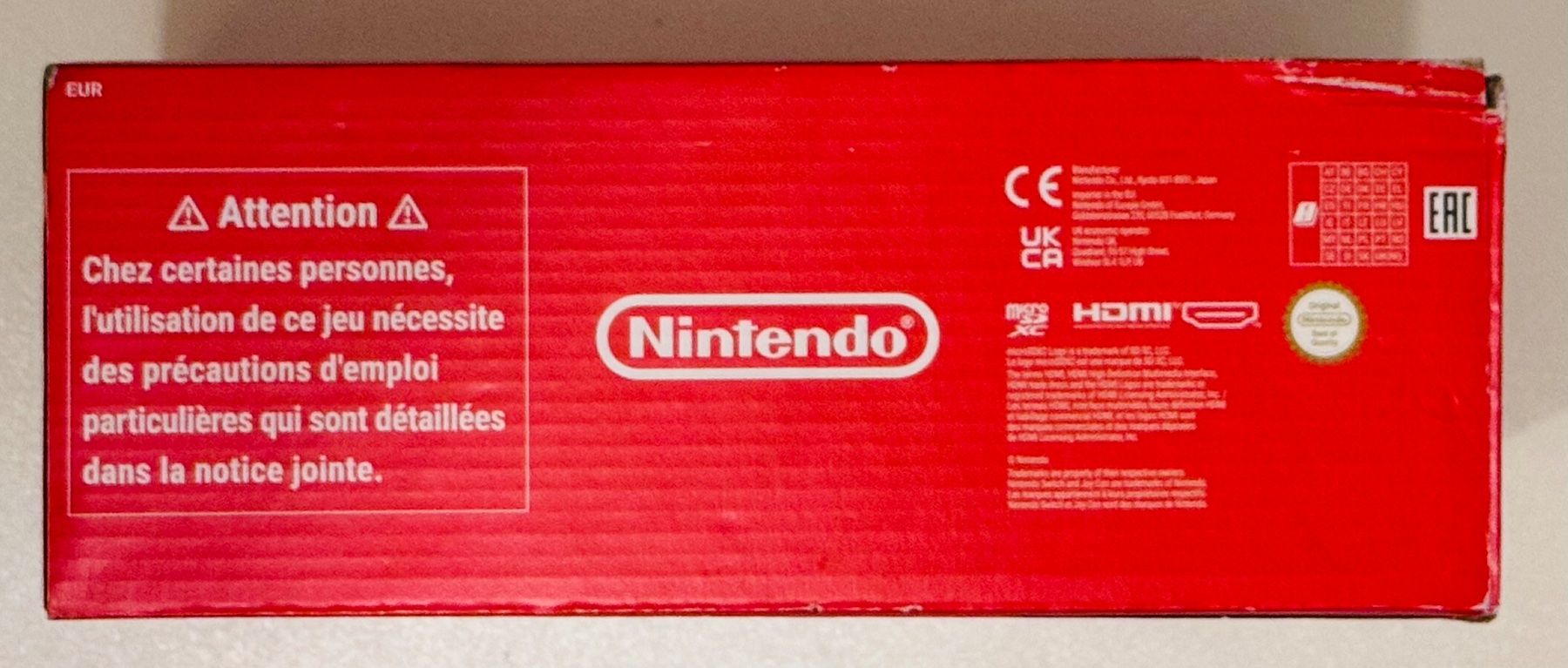 Nintendo Console: Nintendo Swicth Console, rouge néon/bleu néon – Nuovo e nell'imballaggio originale da Genève venduto da Murmurs 7