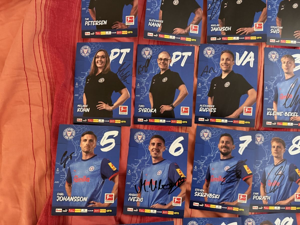 Autografi: Autogrammkartenset Hollenstein Kiel – Usato da Rüschlikon venduto da andi_841 3