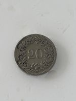 20 Rappen 1894  mit Stempelriess