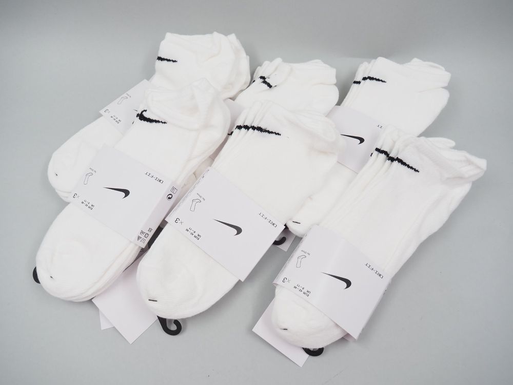 Kappa Herren Socken 18 Paar – Weiße Freizeitsocken, Größe 43‑46 – Für Sport, Wandern, Tennis