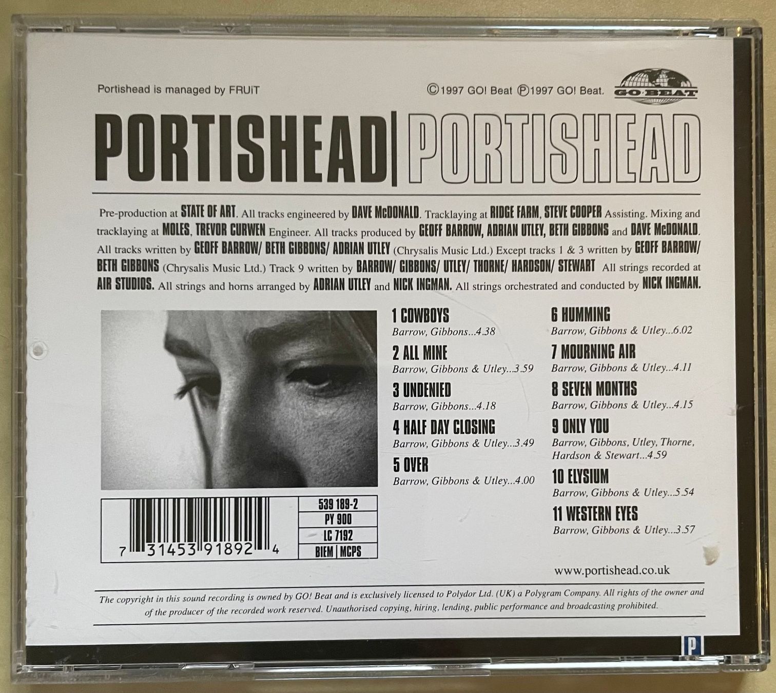 CD: Portishead - Portishead – Usato da Brunnen venduto da Barfly5 1