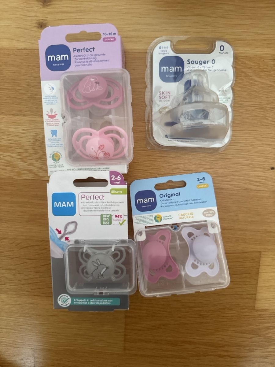 Mam Nuggis & Nuggiketten: MAM Schnuller und Sauger Neu – Neu und originalverpackt aus Mellingen von vic_dq7j