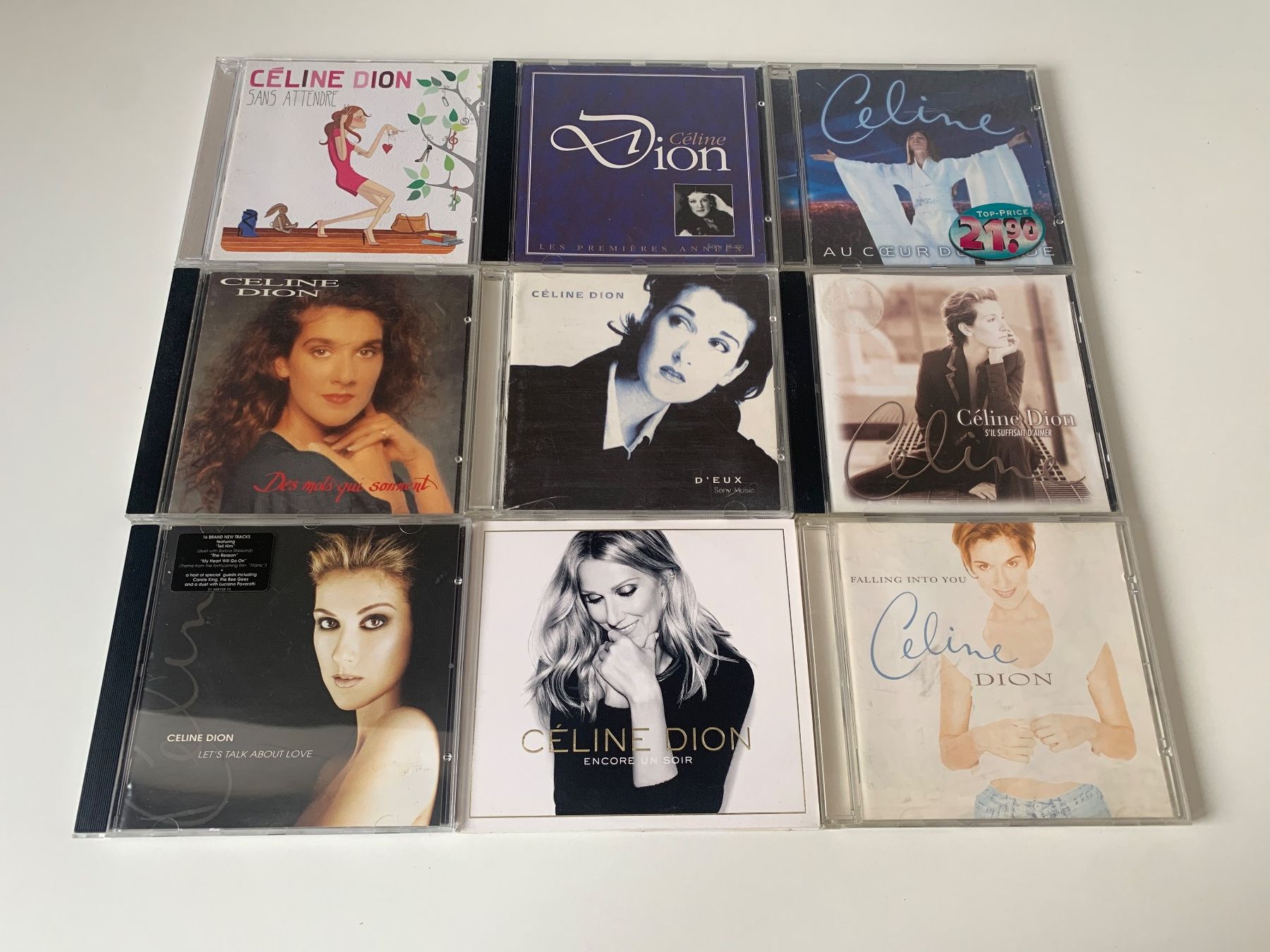 CDs: Lot de 9 CD de Céline Dion – D'occasion à Chavannes-le-Chêne par inraan3
