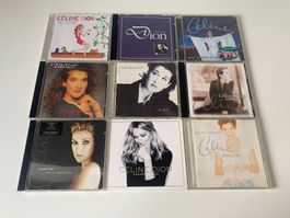 Lot de 9 CD de Céline Dion