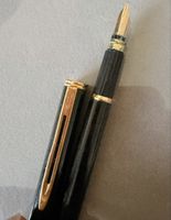 Stylo plume Waterman noir or 18K 750 bon état