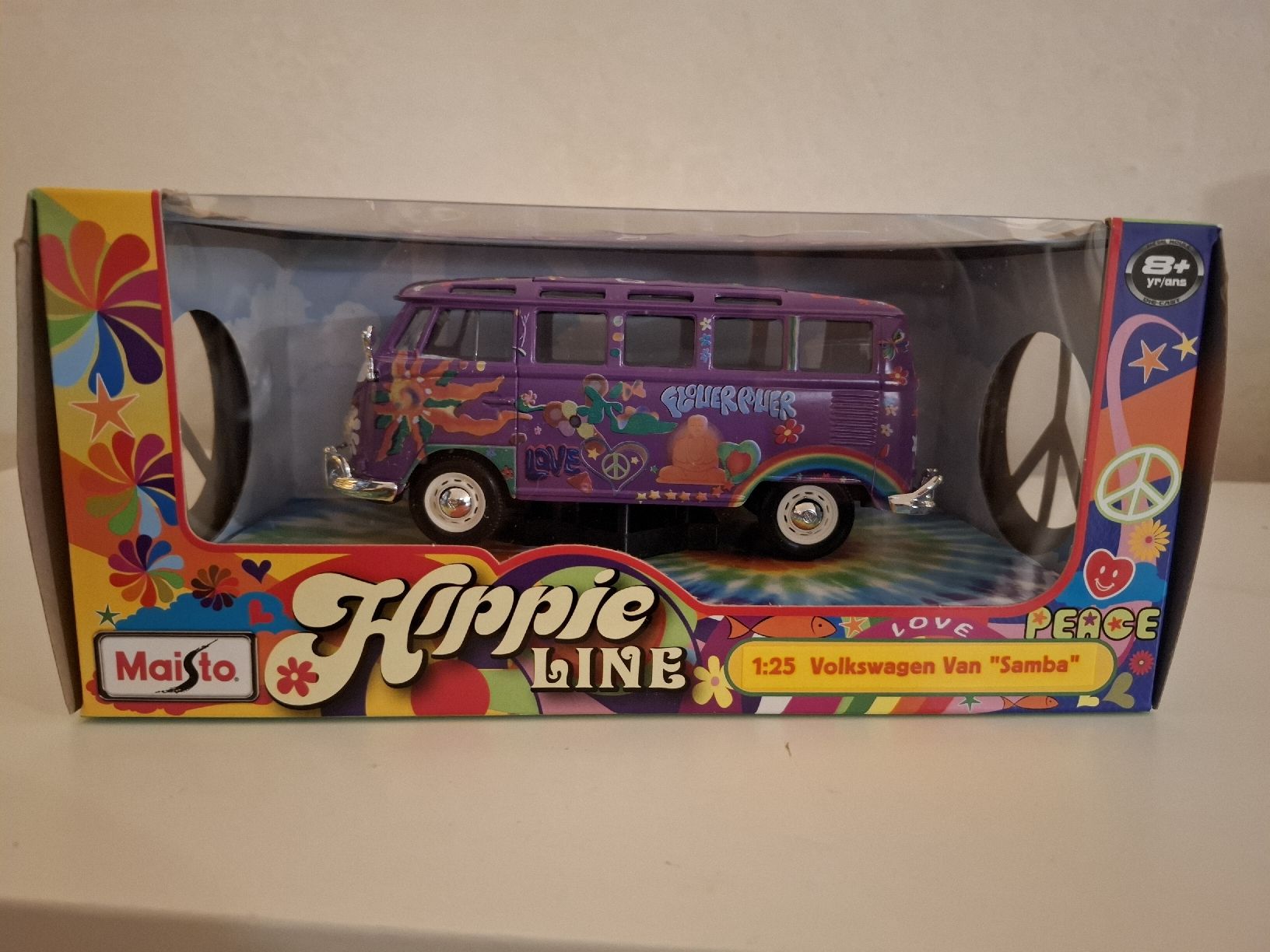 Volkswagen Modellini d'auto: Maisto 1:25 VW Van "Samba" – Nuovo e nell'imballaggio originale da Bettens venduto da Thejoshuatree