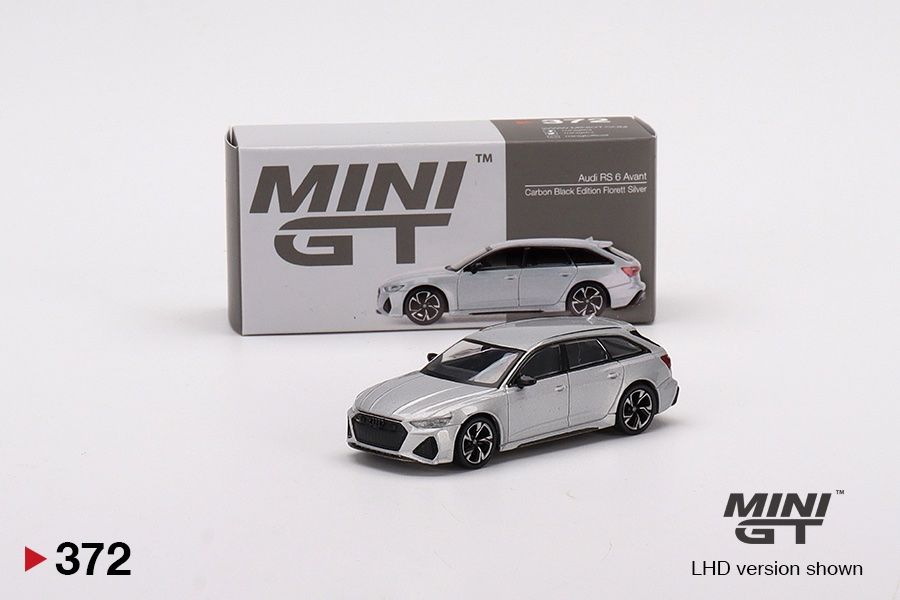 Audi RS 6 Avant Carbon Black Edition Florett Silver 1/64 | Kaufen Auf ...