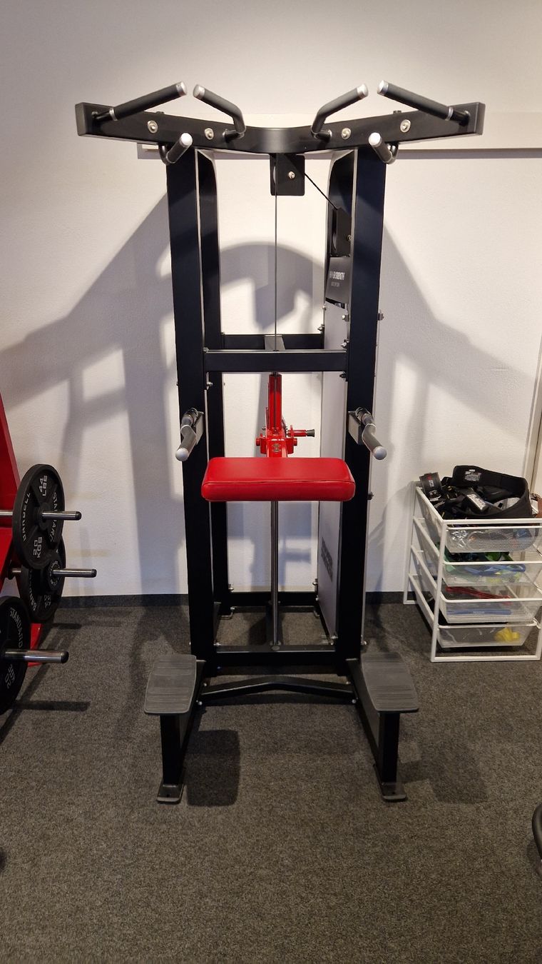 Life Fitness Hometrainer: Hammer Strength Klimmzug/Dip unterstützt – Usato da Mauren venduto da ehr_5cy6 1