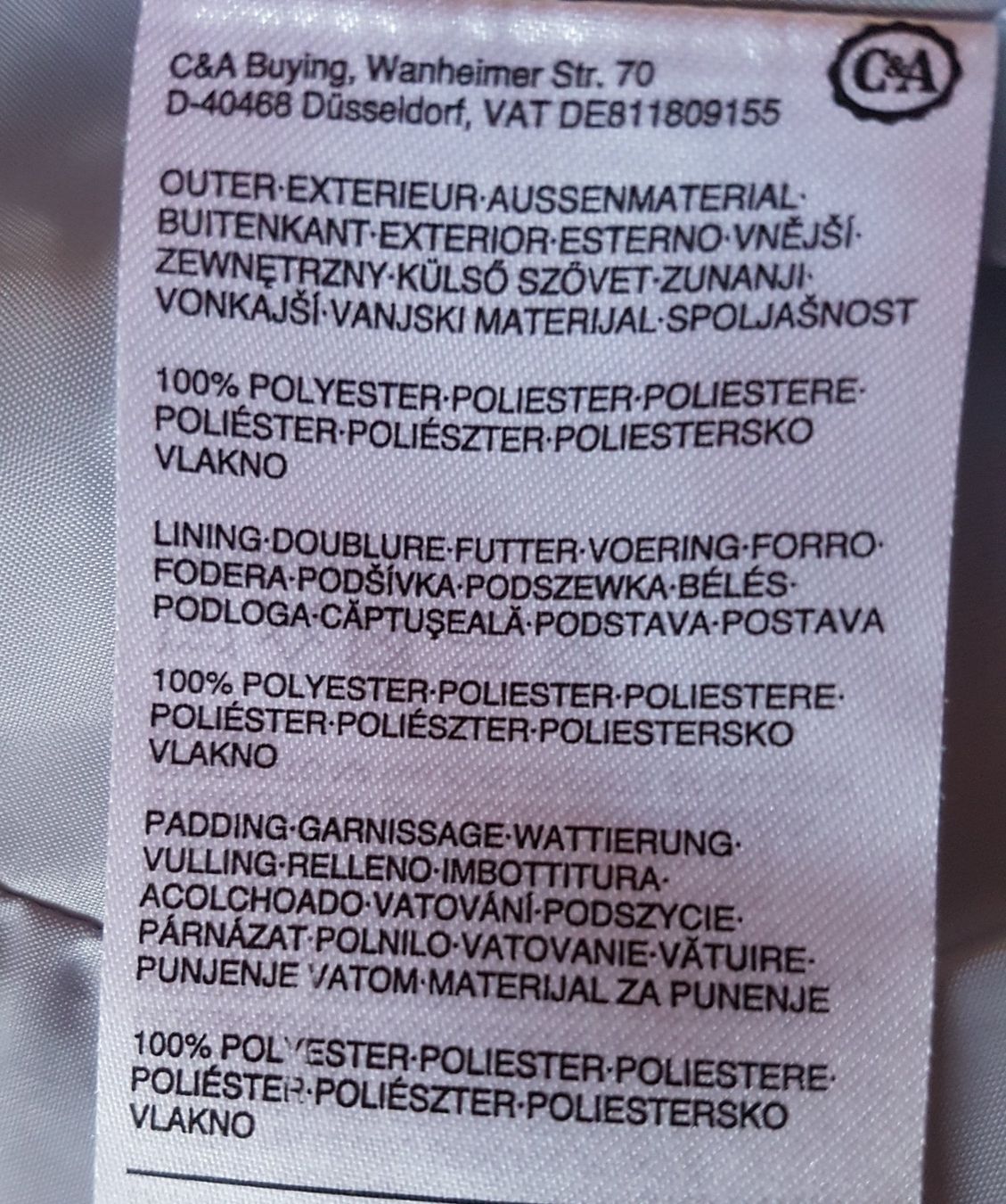 C&A Gilet & Giacche senza maniche: CANDA PREMIUM STEPPWESTE GR. 40 /  ÜBERGANGSZEIT – Usato da Sax venduto da spazieren 3