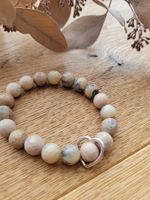 》Edelsteinarmkette mit Silber 925《