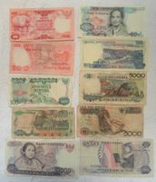 10 Banknoten aus Indonesien
